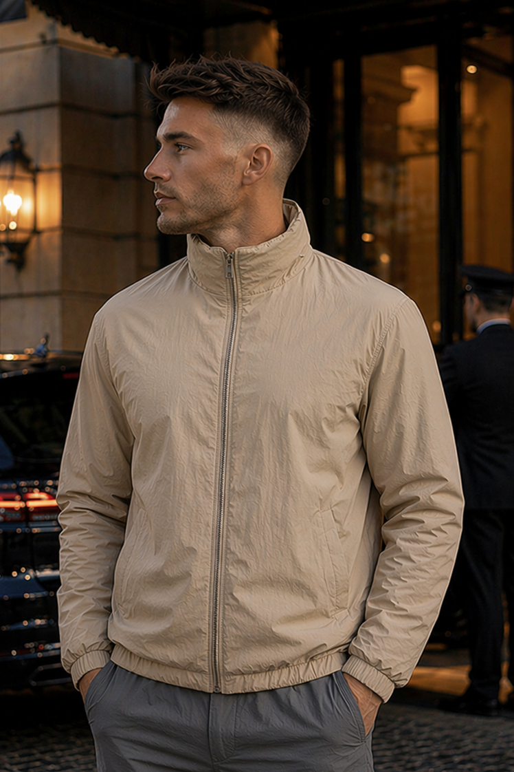 The Reversible Jacket - Coastal Fog / Sand Beige