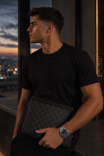 The Coastline Tee - Obsidian Tide